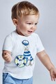 Mayoral - Tricou copii imprimeu alb 1007.3G.BABY