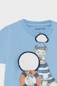 Chłopiec Mayoral - T-shirt dziecięcy 1007.3G.BABY niebieski