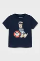 granatowy Mayoral - T-shirt dziecięcy Chłopięcy