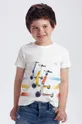 biały Mayoral - T-shirt dziecięcy Chłopięcy