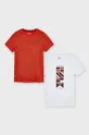червоний Mayoral - Дитяча футболка (2-PACK) Для хлопчиків