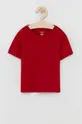 червоний Дитяча бавовняна футболка Polo Ralph Lauren Для хлопчиків