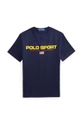 Polo Ralph Lauren T-shirt dziecięcy 323837629001 nadruk granatowy 323837629001