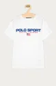 biały Polo Ralph Lauren T-shirt dziecięcy 323837629002 Chłopięcy