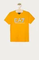 żółty EA7 Emporio Armani - T-shirt dziecięcy 104-152 cm 3KBT53.BJ02Z Chłopięcy