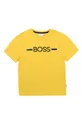 żółty Boss - T-shirt dziecięcy J25G97.162.174 Chłopięcy