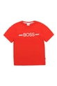 czerwony Boss - T-shirt dziecięcy J25G97.162.174 Chłopięcy