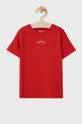 czerwony Boss - T-shirt dziecięcy J25G99.102.108 Chłopięcy