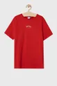 czerwony Boss - T-shirt dziecięcy J25G99.162.174 Chłopięcy