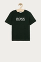 czarny Boss - T-shirt dziecięcy J25G96.114.150 Chłopięcy