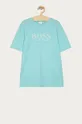 niebieski Boss - T-shirt dziecięcy J25G96.162.174 Chłopięcy