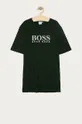 czarny Boss - T-shirt dziecięcy J25G96.162.174 Chłopięcy