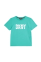 turkusowy Dkny - T-shirt dziecięcy 102-108 cm D25D26.102.108 Chłopięcy