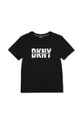 czarny Dkny - T-shirt dziecięcy 102-108 cm D25D26.102.108 Chłopięcy