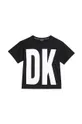 czarny Dkny - T-shirt dziecięcy 102-108 cm D25D29.102.108 Chłopięcy