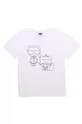 biały Karl Lagerfeld - T-shirt dziecięcy Z25273.114.150 Chłopięcy