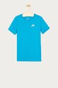 Nike Kids tricou copii uni albastru AR5254
