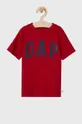 czerwony GAP T-shirt dziecięcy Chłopięcy