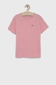 różowy Lacoste T-shirt dziecięcy TJ1442 Chłopięcy