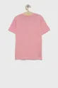 Detské bavlnené tričko Lacoste ružová