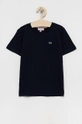 granatowy Lacoste T-shirt dziecięcy TJ1442 Chłopięcy