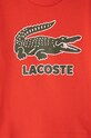 Chłopiec Lacoste T-shirt dziecięcy TJ1965 TJ1965 czerwony