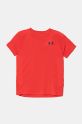 Under Armour t-shirt sima piros 1363284