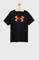 Under Armour Tričko 1363283 kulatý černá 1363283
