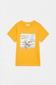 OVS T-shirt dziecięcy nadruk pomarańczowy 1162593
