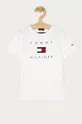 biały Tommy Hilfiger - T-shirt dziecięcy 74-176 cm Chłopięcy