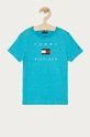 niebieski Tommy Hilfiger - T-shirt dziecięcy 74-176 cm Chłopięcy