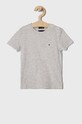 Tommy Hilfiger T-shirt dziecięcy bawełna szary KB0KB06130.4891
