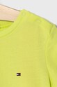 Dětské tričko Tommy Hilfiger KB0KB06130.4891 zelená SS21