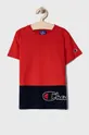 czerwony Champion T-shirt dziecięcy 305259 Chłopięcy