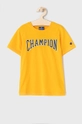 żółty Champion T-shirt dziecięcy 305671 Chłopięcy