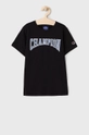 czarny Champion T-shirt dziecięcy 305671 Chłopięcy