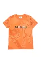 pomarańczowy Kenzo Kids T-shirt dziecięcy Chłopięcy