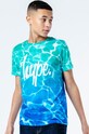 Detské tričko Hype POOL FADE potlač tyrkysová YWF.350