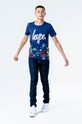 Hype T-shirt dziecięcy NAVY SPLAT YWF.364 granatowy SS21