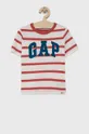 czerwony GAP T-shirt bawełniany Chłopięcy
