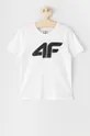 biela 4F - Detské tričko 122-164 cm Chlapčenský