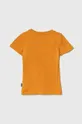Παιδικό βαμβακερό μπλουζάκι Puma πορτοκαλί