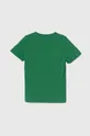 Дитяча бавовняна футболка Puma зелений