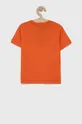 United Colors of Benetton T-shirt bawełniany dziecięcy pomarańczowy