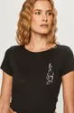 fekete Jacqueline de Yong - T-shirt