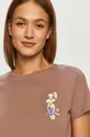 brązowy Jacqueline de Yong - T-shirt