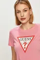 rózsaszín Guess - T-shirt
