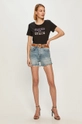 Guess - T-shirt fekete