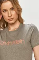 szary Calvin Klein T-shirt