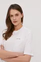 biela Tričko Calvin Klein